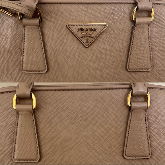 Prada Promenade Leather Saffiano Handbag - Picture 9 of 15